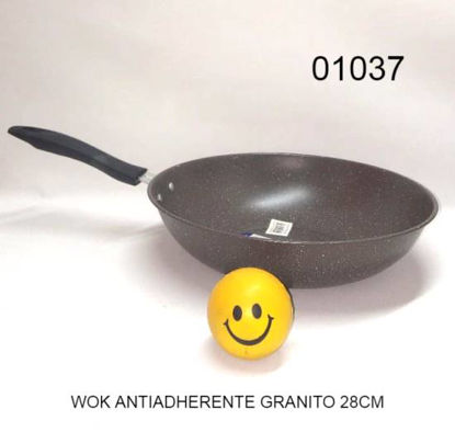 Imagen de WOK ANTIADHERENTE GRANITO 28CM 3.24